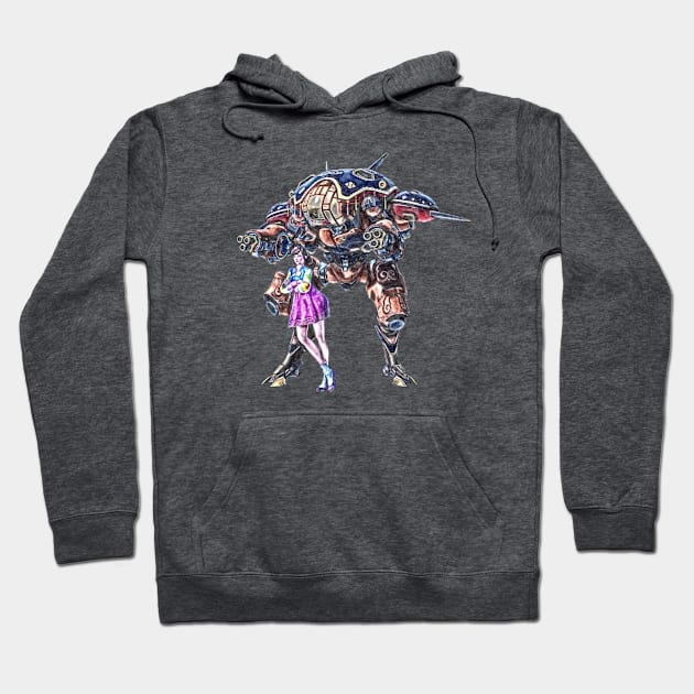 Overwatch D.Va Palanquin Hoodie by Green_Shirts